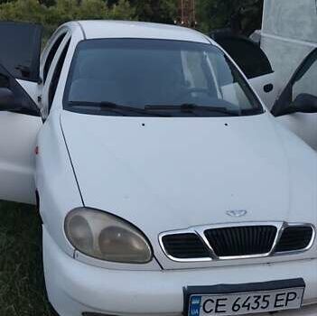 Белый Дэу Ланос, объемом двигателя 1.3 л и пробегом 222 тыс. км за 1150 $, фото 1 на Automoto.ua