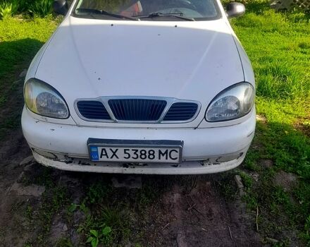 Белый Дэу Ланос, объемом двигателя 1.5 л и пробегом 280 тыс. км за 1200 $, фото 1 на Automoto.ua