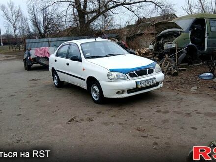 Дэу Ланос 2003 в Дружковке на Automoto.ua Белый Дэу Ланос, объемом двигателя 15 л и пробегом 250 тыс. км за 1100 $, фото 1 на Automoto.ua