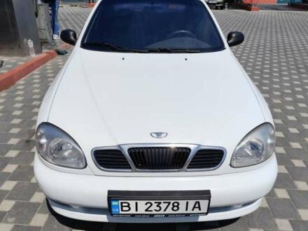 Белый Дэу Ланос, объемом двигателя 1.5 л и пробегом 182 тыс. км за 2400 $, фото 1 на Automoto.ua