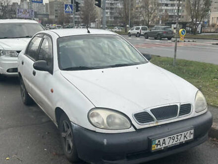 Белый Дэу Ланос, объемом двигателя 1.5 л и пробегом 556 тыс. км за 1800 $, фото 1 на Automoto.ua