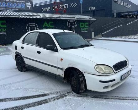 Белый Дэу Ланос, объемом двигателя 1.5 л и пробегом 280 тыс. км за 1350 $, фото 1 на Automoto.ua