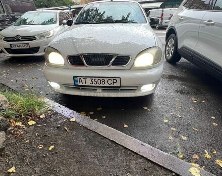 Белый Дэу Ланос, объемом двигателя 1.6 л и пробегом 400 тыс. км за 1450 $, фото 1 на Automoto.ua