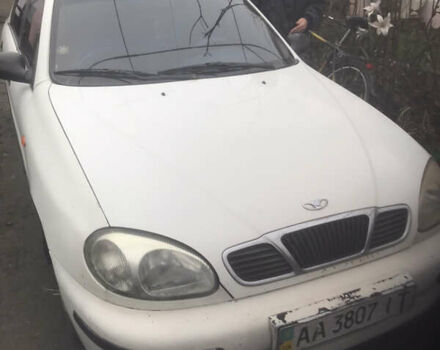 Белый Дэу Ланос, объемом двигателя 1.5 л и пробегом 353 тыс. км за 2200 $, фото 1 на Automoto.ua