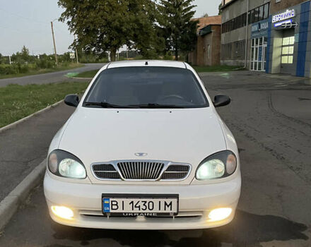 Белый Дэу Ланос, объемом двигателя 1.5 л и пробегом 226 тыс. км за 3000 $, фото 1 на Automoto.ua