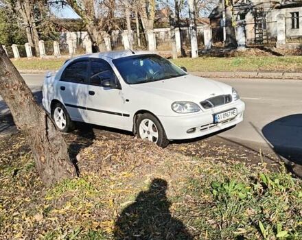 Белый Дэу Ланос, объемом двигателя 1.5 л и пробегом 220 тыс. км за 3500 $, фото 1 на Automoto.ua