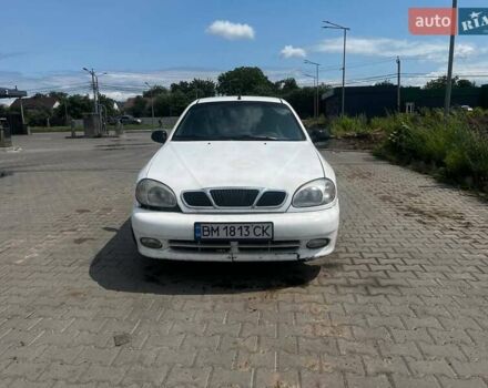 Белый Дэу Ланос, объемом двигателя 1.5 л и пробегом 350 тыс. км за 1400 $, фото 1 на Automoto.ua