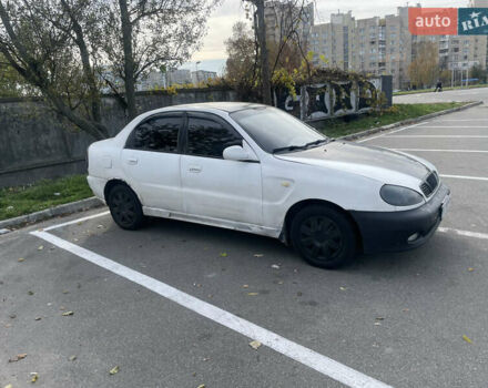 Білий Деу Ланос, об'ємом двигуна 1.5 л та пробігом 218 тис. км за 1533 $, фото 1 на Automoto.ua