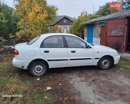 Дэу Ланос 2005 в Мироновке на Automoto.ua Белый Дэу Ланос, объемом двигателя 1.5 л и пробегом 250 тыс. км за 1500 $, фото 1 на Automoto.ua