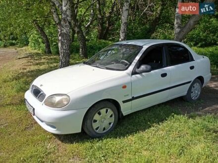 Дэу Ланос 2005 в Запорожье на Automoto.ua Белый Дэу Ланос, объемом двигателя 1.6 л и пробегом 333 тыс. км за 1150 $, фото 1 на Automoto.ua