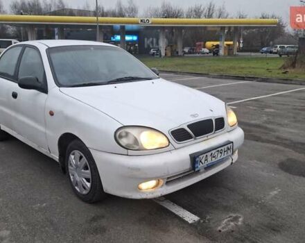 Белый Дэу Ланос, объемом двигателя 1.5 л и пробегом 270 тыс. км за 1275 $, фото 1 на Automoto.ua