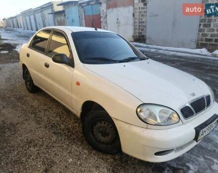 Белый Дэу Ланос, объемом двигателя 1.4 л и пробегом 120 тыс. км за 1900 $, фото 1 на Automoto.ua