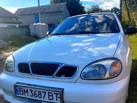 Белый Дэу Ланос, объемом двигателя 1.4 л и пробегом 360 тыс. км за 1500 $, фото 1 на Automoto.ua