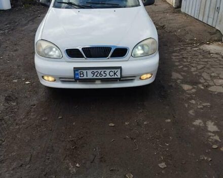 Белый Дэу Ланос, объемом двигателя 1.3 л и пробегом 20 тыс. км за 1800 $, фото 1 на Automoto.ua