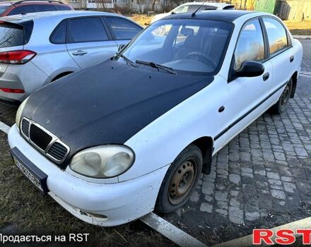 Белый Дэу Ланос, объемом двигателя 1.6 л и пробегом 256 тыс. км за 1100 $, фото 1 на Automoto.ua