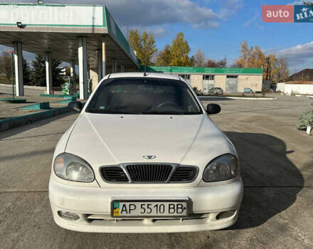 Белый Дэу Ланос, объемом двигателя 1.5 л и пробегом 268 тыс. км за 2300 $, фото 1 на Automoto.ua