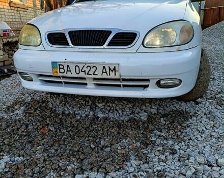 Белый Дэу Ланос, объемом двигателя 1.5 л и пробегом 276 тыс. км за 1000 $, фото 1 на Automoto.ua