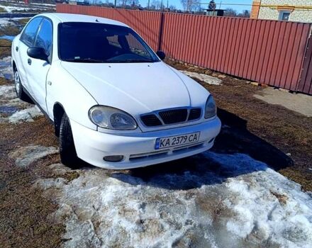 Белый Дэу Ланос, объемом двигателя 1.5 л и пробегом 258 тыс. км за 1600 $, фото 1 на Automoto.ua