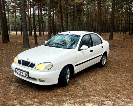 Белый Дэу Ланос, объемом двигателя 1.6 л и пробегом 205 тыс. км за 1700 $, фото 1 на Automoto.ua