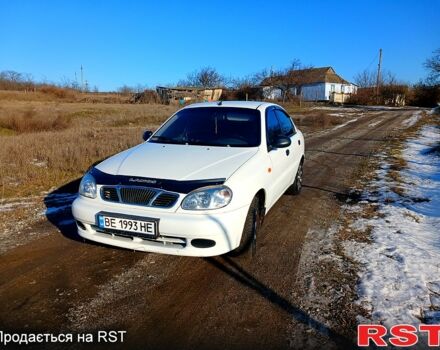 Білий Деу Ланос, об'ємом двигуна 1.4 л та пробігом 1090 тис. км за 2800 $, фото 1 на Automoto.ua