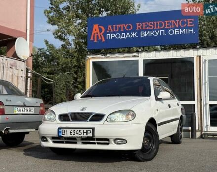 Белый Дэу Ланос, объемом двигателя 1.6 л и пробегом 260 тыс. км за 2300 $, фото 1 на Automoto.ua