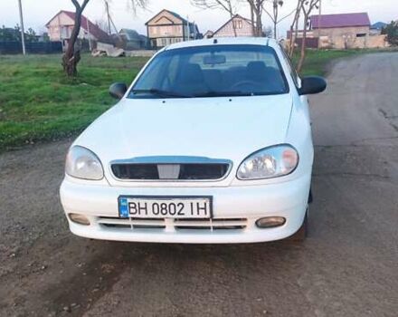 Белый Дэу Ланос, объемом двигателя 1.5 л и пробегом 160 тыс. км за 2250 $, фото 1 на Automoto.ua