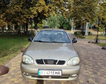 Бежевый Дэу Ланос, объемом двигателя 1.6 л и пробегом 192 тыс. км за 2400 $, фото 4 на Automoto.ua