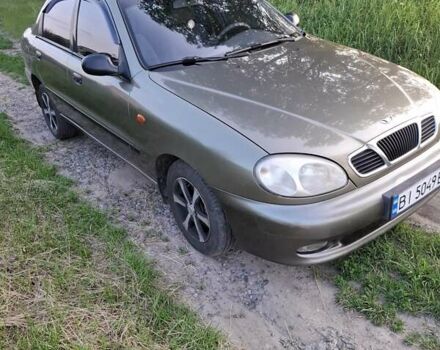 Бежевый Дэу Ланос, объемом двигателя 1.6 л и пробегом 256 тыс. км за 3000 $, фото 1 на Automoto.ua