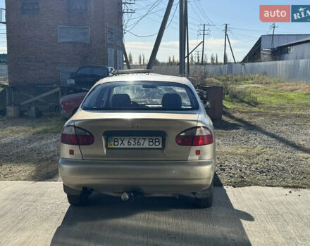 Бежевый Дэу Ланос, объемом двигателя 1.5 л и пробегом 250 тыс. км за 950 $, фото 5 на Automoto.ua