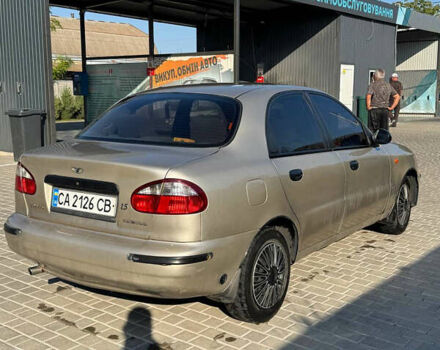 Бежевый Дэу Ланос, объемом двигателя 1.5 л и пробегом 200 тыс. км за 2250 $, фото 4 на Automoto.ua