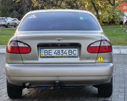 Бежевый Дэу Ланос, объемом двигателя 1.4 л и пробегом 56 тыс. км за 2850 $, фото 7 на Automoto.ua