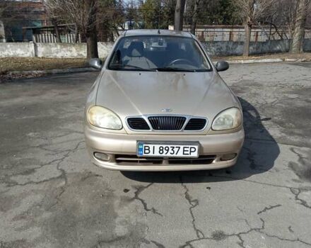 Бежевий Деу Ланос, об'ємом двигуна 1.6 л та пробігом 110 тис. км за 3000 $, фото 1 на Automoto.ua