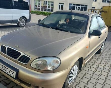 Бежевый Дэу Ланос, объемом двигателя 1.5 л и пробегом 200 тыс. км за 1500 $, фото 2 на Automoto.ua