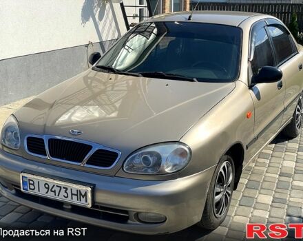 Бежевый Дэу Ланос, объемом двигателя 1.5 л и пробегом 186 тыс. км за 2750 $, фото 2 на Automoto.ua