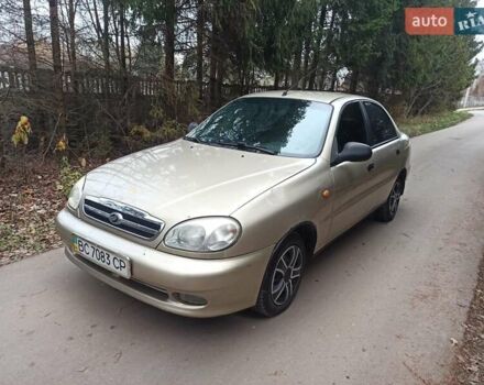 Бежевый Дэу Ланос, объемом двигателя 1.5 л и пробегом 198 тыс. км за 1850 $, фото 5 на Automoto.ua