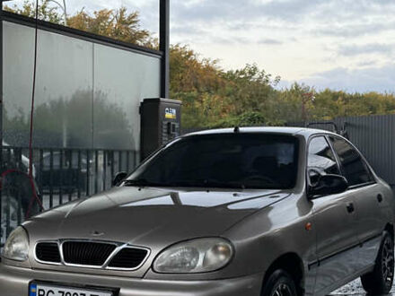 Бежевий Деу Ланос, об'ємом двигуна 1.5 л та пробігом 128 тис. км за 2100 $, фото 1 на Automoto.ua