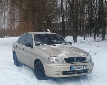 Бежевий Деу Ланос, об'ємом двигуна 1.5 л та пробігом 256 тис. км за 2000 $, фото 1 на Automoto.ua