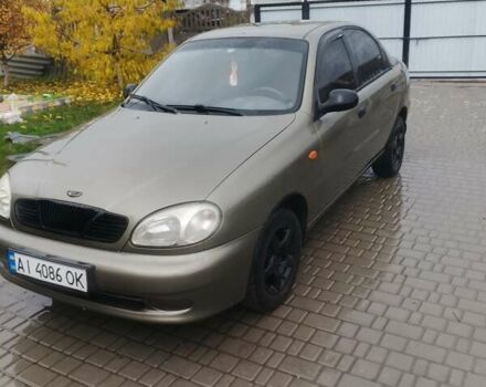 Бежевый Дэу Ланос, объемом двигателя 1.5 л и пробегом 286 тыс. км за 2100 $, фото 1 на Automoto.ua