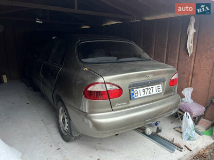 Бежевий Деу Ланос, об'ємом двигуна 1.5 л та пробігом 182 тис. км за 1200 $, фото 1 на Automoto.ua