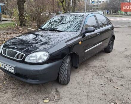 Черный Дэу Ланос, объемом двигателя 1.5 л и пробегом 366 тыс. км за 2300 $, фото 2 на Automoto.ua