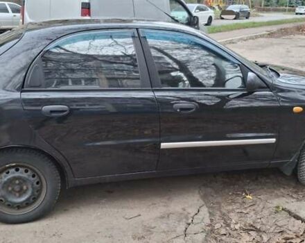 Черный Дэу Ланос, объемом двигателя 1.5 л и пробегом 366 тыс. км за 2300 $, фото 8 на Automoto.ua