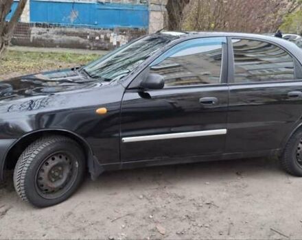Черный Дэу Ланос, объемом двигателя 1.5 л и пробегом 366 тыс. км за 2300 $, фото 3 на Automoto.ua