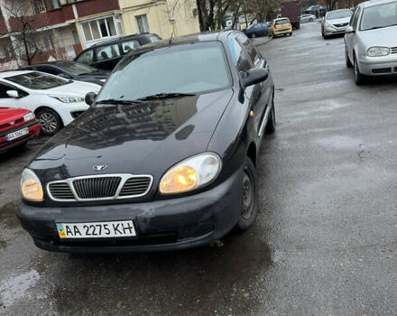 Черный Дэу Ланос, объемом двигателя 1.5 л и пробегом 350 тыс. км за 2450 $, фото 6 на Automoto.ua