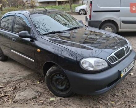 Черный Дэу Ланос, объемом двигателя 1.5 л и пробегом 366 тыс. км за 2300 $, фото 1 на Automoto.ua