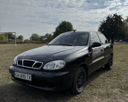 Черный Дэу Ланос, объемом двигателя 1.5 л и пробегом 183 тыс. км за 2500 $, фото 1 на Automoto.ua