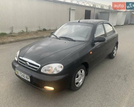 Черный Дэу Ланос, объемом двигателя 1.5 л и пробегом 96 тыс. км за 2900 $, фото 1 на Automoto.ua