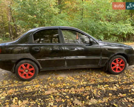 Черный Дэу Ланос, объемом двигателя 1.5 л и пробегом 290 тыс. км за 1600 $, фото 6 на Automoto.ua