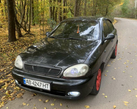 Черный Дэу Ланос, объемом двигателя 1.5 л и пробегом 290 тыс. км за 1600 $, фото 4 на Automoto.ua