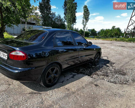 Черный Дэу Ланос, объемом двигателя 1.5 л и пробегом 220 тыс. км за 3100 $, фото 5 на Automoto.ua