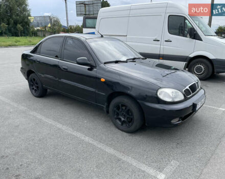 Черный Дэу Ланос, объемом двигателя 1.5 л и пробегом 350 тыс. км за 2150 $, фото 3 на Automoto.ua